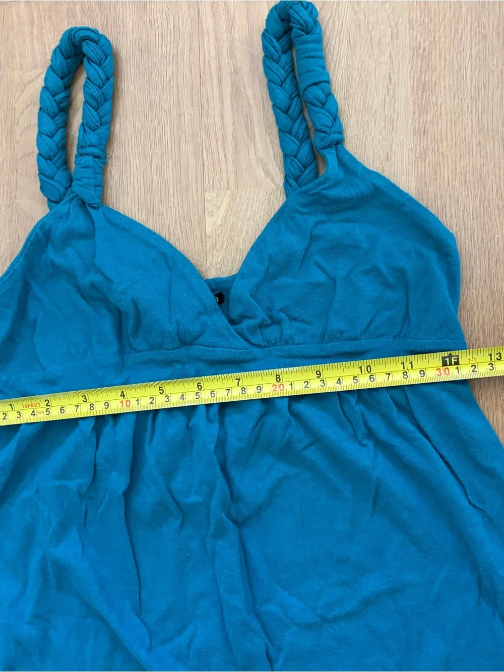 Lucky Brand Turquoise Blue Maxi summer sundress Skirt Dress Spaghetti Straps XS
